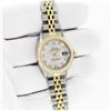 Image 3 : Rolex Ladies Two Tone Silver Diamond Datejust Wristwatch