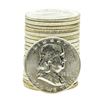 Image 1 : Roll of (20) Brilliant Uncirculated 1958 Franklin Half Dollar Coins