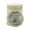 Image 2 : Roll of (20) Brilliant Uncirculated 1958 Franklin Half Dollar Coins