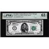 Image 1 : 1928A $5 Federal Reserve Note Fr.1951-G PMG Choice Uncirculated 63EPQ
