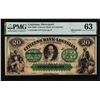 Image 1 : 1860's $20 Citizens Bank Louisiana at Shreveport Obsolete Note PMG Ch. Uncirculated 63