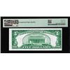 Image 2 : 1928 $5 Federal Reserve Note Fr.1950-G PMG Choice Uncirculated 63EPQ