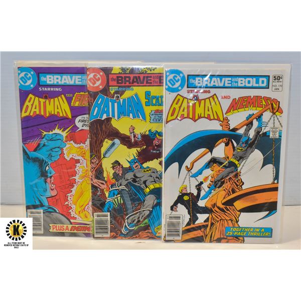 DC COMICS THE BRAVE AND THE BOLD #170, #171,