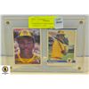 Image 1 : CASE WITH 2 1980?s TONY GWYNN BASEBALL CARDS