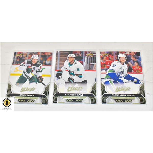 UPPER DECK MVP RYAN SUTTER, EVANDER KANE,