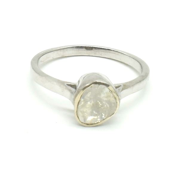 S185-52 SILVER DIAMOND (0.55CT) RING