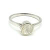 Image 1 : S185-52 SILVER DIAMOND (0.55CT) RING