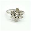 Image 1 : S185-77 SILVER DIAMOND (1.35CT)   RING