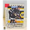 Image 1 : PINNACLE SIGNED JIM JOHNSON HOCKEY CARD