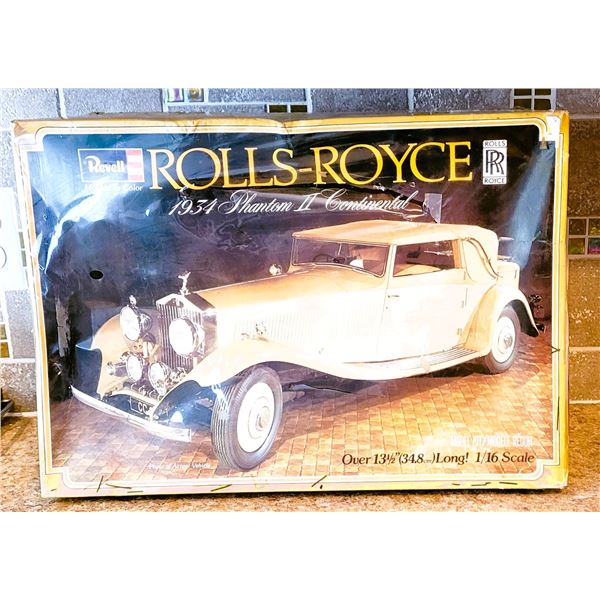 30)  VINTAGE FACTORY SEALED REVELL 1934 ROLLS