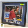 Image 1 : WAYNE & WALTER GRETZKY FRAMED COLLECTOR PHOTO
