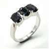 S185-87 SILVER BLUE SAPPHIRE(2.45CT) RING