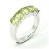 S185-95 SILVER PERIDOT(2.25CT) RING