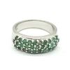 Image 1 : S185-72 SILVER EMERALD(0.9CT) RING