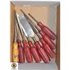 Image 1 : VINTAGE LOT OF E.S.BERG ESKILSTUNA SWEEDEN CHISELS