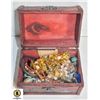 Image 1 : ESTATE JEWELRY COLLECTION IN TREASURE BOX