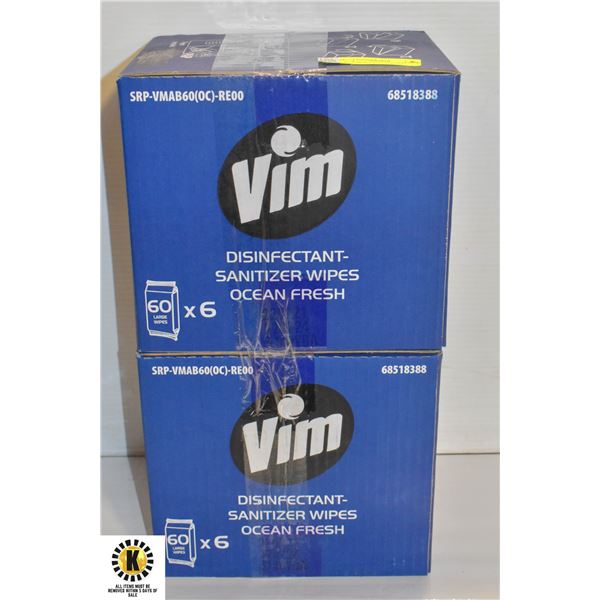 NEW (2) BOX'S VIM DISINFECTING