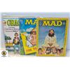 Image 1 : MAD MAGAZINE #121 (1968) #185 (1976) CRACKED