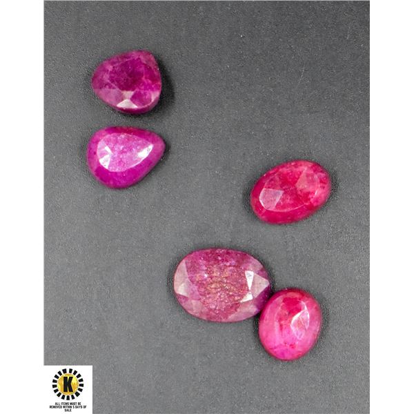 #224-GENUINE RED BERRYLE GEMSTONE 30.90CT