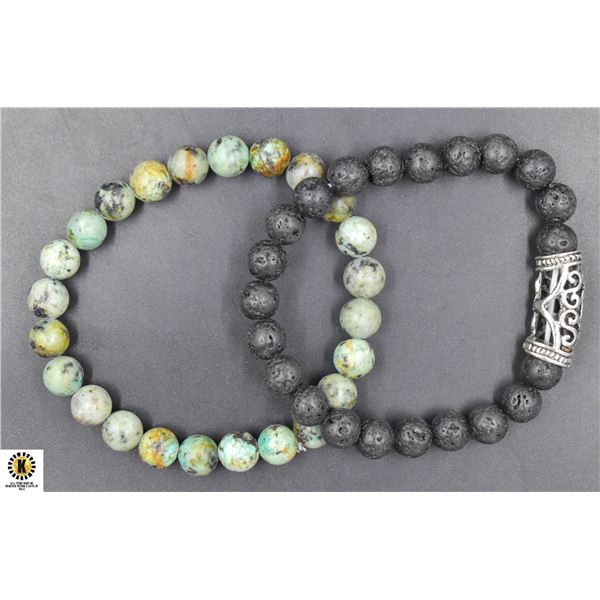 #93-NATURAL AFRICAN TURQUOISE LAVA STONE