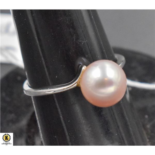 #422-NATURAL FRESH WATER PEARL RING SIZE 6.5