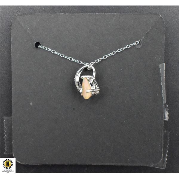 #497-NATURAL UNHEATED ETHOPIA OPAL 5X7  PENDANT