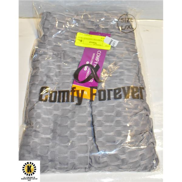 COMFY FOREVER LEGGINGS GRAY L/XL NEW