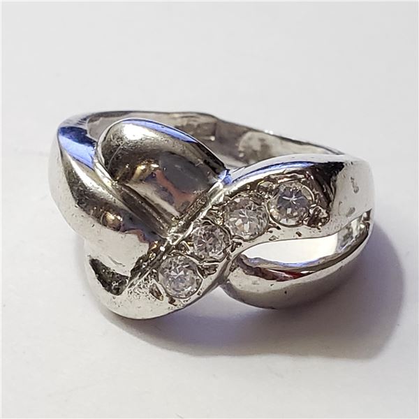 JP892-123 SILVER CZ RING