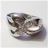 Image 1 : JP892-123 SILVER CZ RING