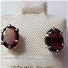 Image 1 : JP892-116 SILVER GARNET(2.8CT) EARRINGS