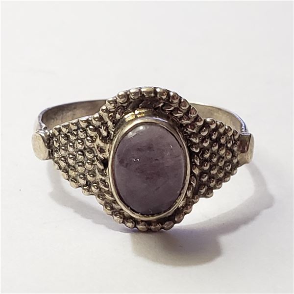 JP892-117 SILVER GEMSTONE RING