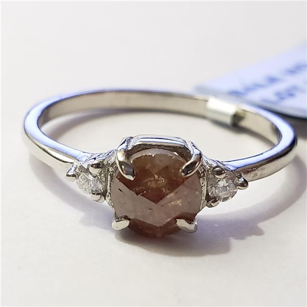 JP892-110 SILVER GEMSTONE(0.65CT) RING