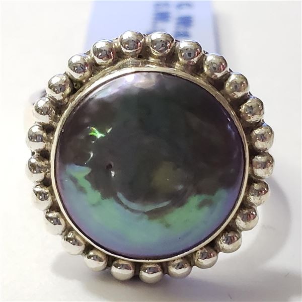 JP892-127 SILVER GEMSTONE RING