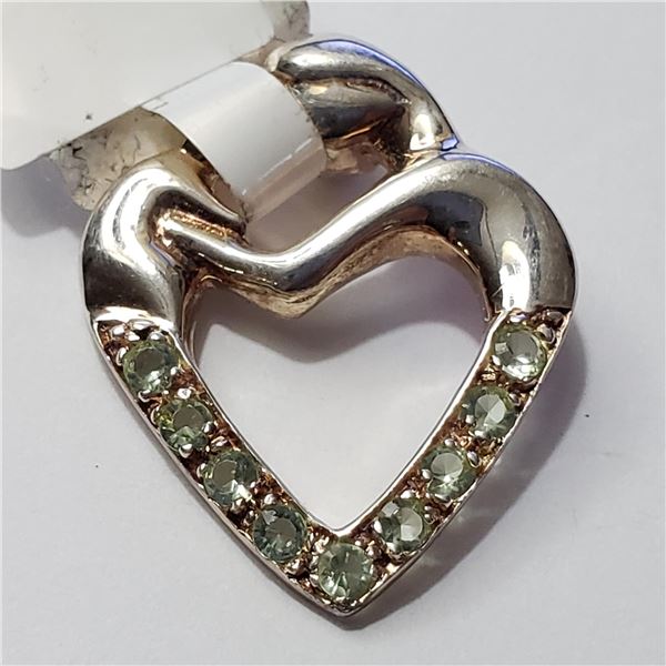 JP892-119 SILVER GEMSTONE PENDANT