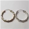 Image 1 : JP892-112 SILVER HOOP EARRINGS