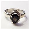 Image 1 : JP892-114 SILVER SMOKEY QUARTZ RING