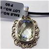 Image 1 : JP892-128 SILVER CITRINE(13.1CT) PENDANT