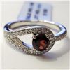 Image 1 : JP892-129 SILVER GARNET(1.3CT) RING