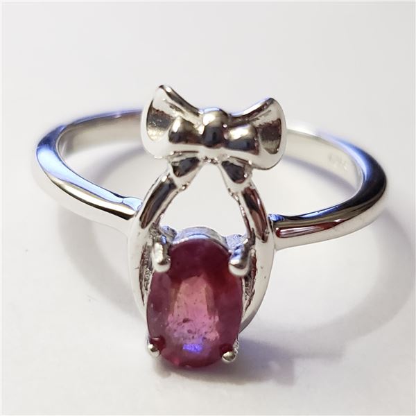 JP892-130 SILVER RUBY RING