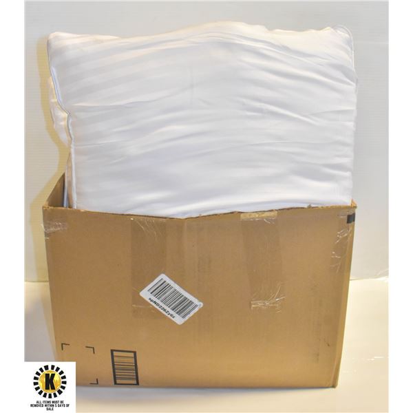 SET OF 4 SQUARE THROW PILLOW INSERTS