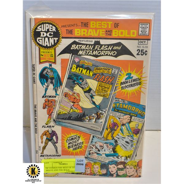 DC COMICS THE BEST OF THE BRAVE AND THE BOLD