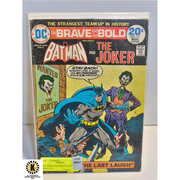DC COMICS THE BRAVE AND THE BOLD #111
