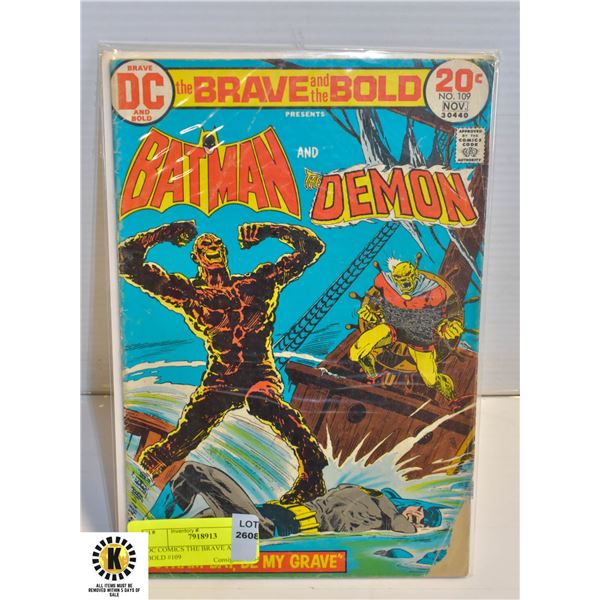 DC COMICS THE BRAVE AND THE BOLD #109