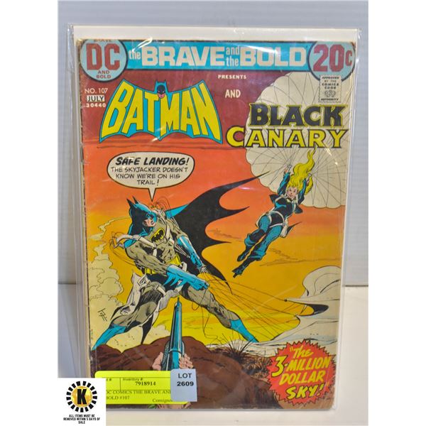 DC COMICS THE BRAVE AND THE BOLD #107
