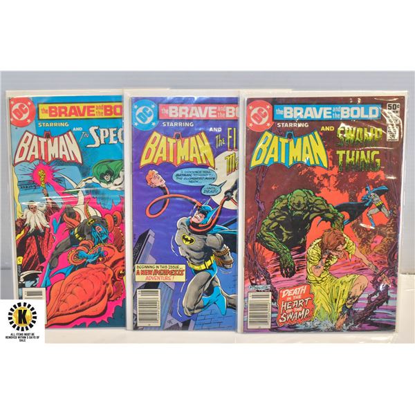 DC COMICS THE BRAVE AND THE BOLD #176, #177,