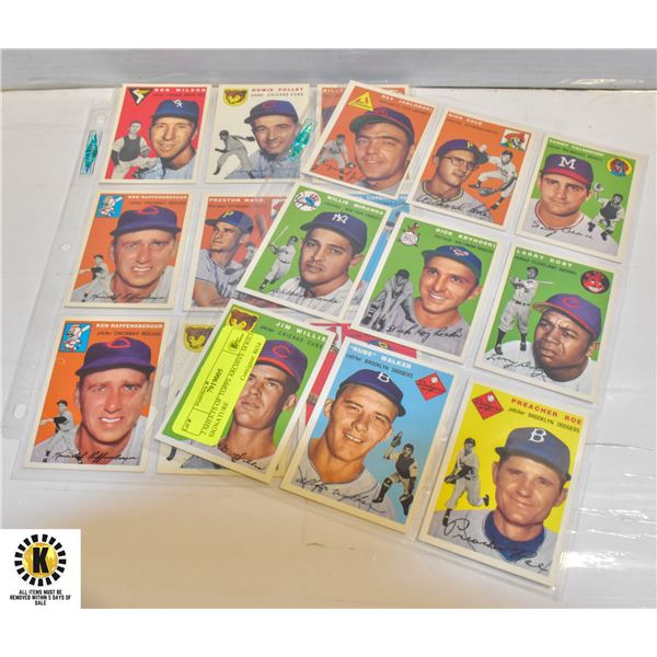 2 SHEETS OF TOPPS ARCHIVE SERIES SIGNATURE