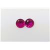 Image 1 : 2)  LOT OF 2 NATURAL MATCHED ROUND RUBY GEM-