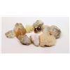 Image 1 : 39)  LOT OF 10 ROUGH ETHIOPIAN FIRE OPAL GEMSTONE