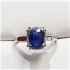Image 1 : S211-212 SILVER SAPPHIRE(2CT) RING