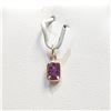 Image 1 : S211-244 10K PINK SAPPHIRE(0.63CT) PENDANT